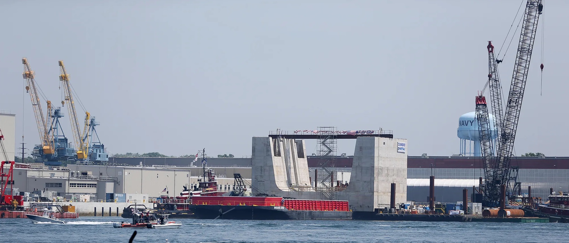 Portsmouth Naval Shipyard Superflood Basin Surveys Clients: Cianbro, 381 Constructors